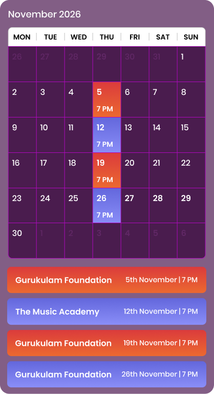 November 2026 Mobile 1